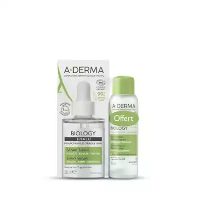 Aderma Biology Hyalu Sérum 3 En 1 Fl Pipette/30ml+eau Micellaire à Beaujeu-Saint-Vallier-Pierrejux-et-Quitteur