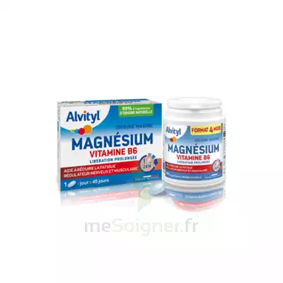 Alvityl Magnésium Vitamine B6 Libération Prolongée Comprimés Lp B/45 à Beaujeu-Saint-Vallier-Pierrejux-et-Quitteur